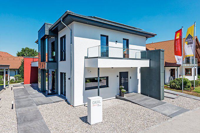 Musterhaus Poing Effiziente Stadtvilla Von Okal Zuhause3de